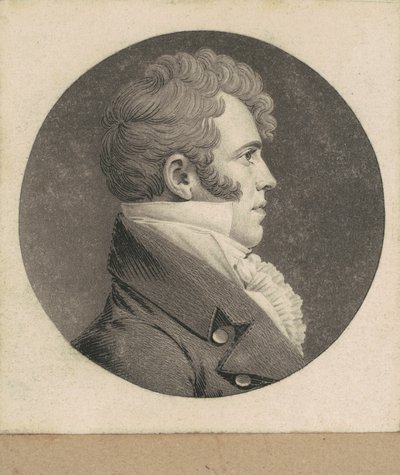 Niezidentyfikowany człowiek autorstwa Charles B. J. Févret de Saint Mémin