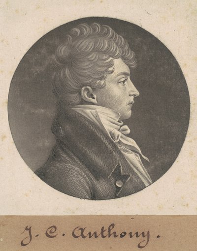 Niezidentyfikowany człowiek autorstwa Charles B. J. Févret de Saint Mémin