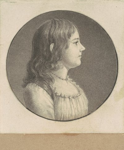 Niezidentyfikowana młoda kobieta autorstwa Charles B. J. Févret de Saint Mémin