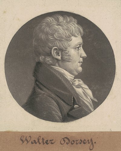 Walter Dorsey autorstwa Charles B. J. Févret de Saint Mémin