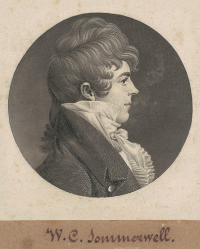 William Clarke Sommerville autorstwa Charles B. J. Févret de Saint Mémin