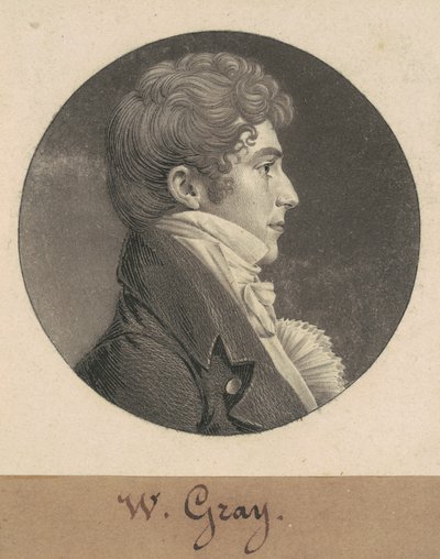 William Gray autorstwa Charles B. J. Févret de Saint Mémin