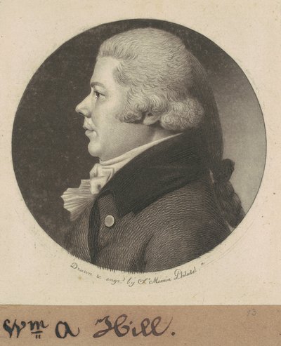 William Henry Hill autorstwa Charles B. J. Févret de Saint Mémin
