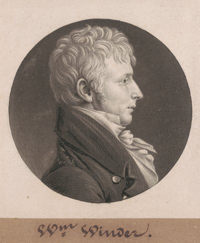 William Henry Winder autorstwa Charles B. J. Févret de Saint Mémin