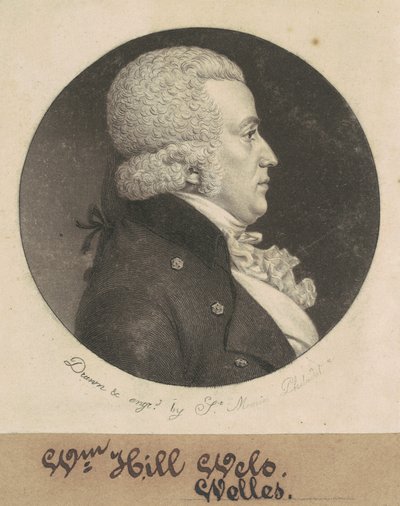 William Hill Wells autorstwa Charles B. J. Févret de Saint Mémin