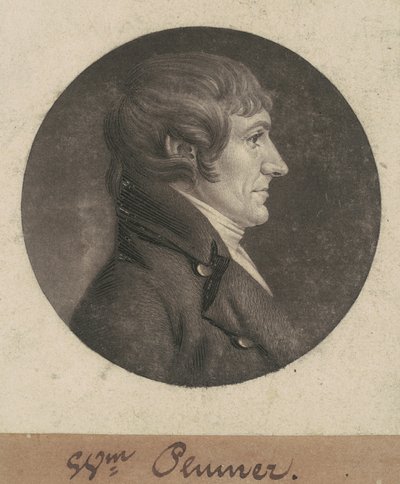 William Plummer autorstwa Charles B. J. Févret de Saint Mémin