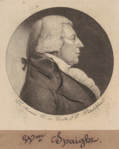 William Spaight autorstwa Charles B. J. Févret de Saint Mémin