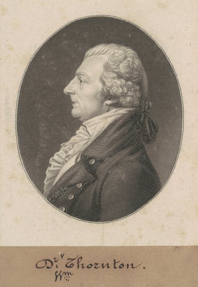 Williama Thorntona autorstwa Charles B. J. Févret de Saint Mémin