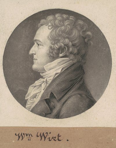 William Wirt autorstwa Charles B. J. Févret de Saint Mémin