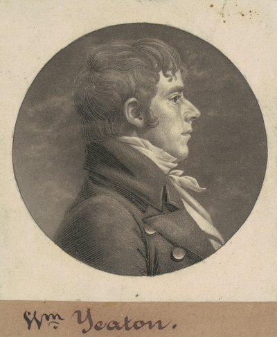 William Yeaton autorstwa Charles B. J. Févret de Saint Mémin