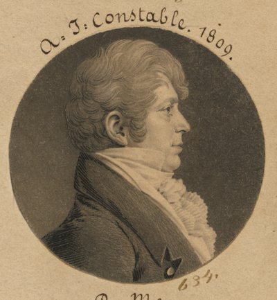 A. J. Constable autorstwa Charles Balthazar Julien Févret de Saint-Mémin