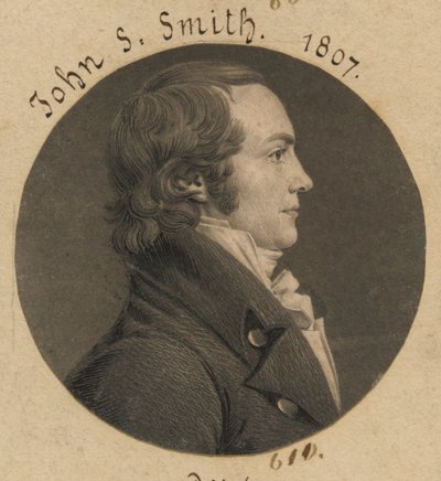 Alexander Smyth autorstwa Charles Balthazar Julien Févret de Saint-Mémin