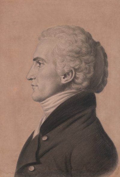 Kapitan Meriwether Lewis autorstwa Charles Balthazar Julien Févret de Saint-Mémin