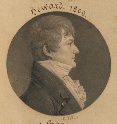 Chapman Johnson autorstwa Charles Balthazar Julien Févret de Saint-Mémin