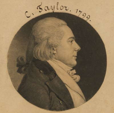 Charles Taylor autorstwa Charles Balthazar Julien Févret de Saint-Mémin