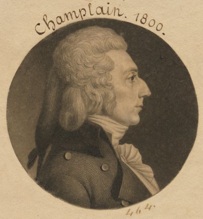 Christopher Grant Champlin autorstwa Charles Balthazar Julien Févret de Saint-Mémin
