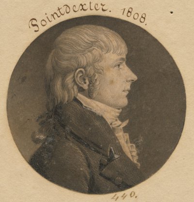 George Poindexter autorstwa Charles Balthazar Julien Févret de Saint-Mémin
