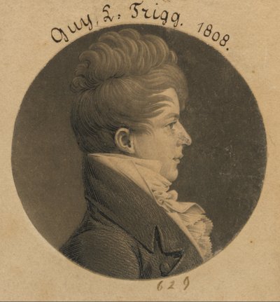 Guy L. Trigg autorstwa Charles Balthazar Julien Févret de Saint-Mémin