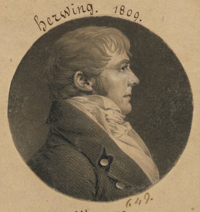 Herwing autorstwa Charles Balthazar Julien Févret de Saint-Mémin