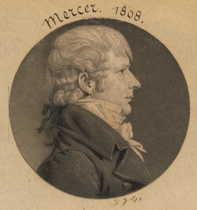 Hugh Tenant Weedon Mercer autorstwa Charles Balthazar Julien Févret de Saint-Mémin