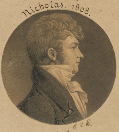 James Crenshaw Anthony autorstwa Charles Balthazar Julien Févret de Saint-Mémin