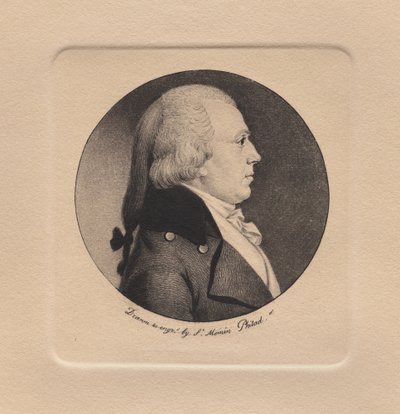 John Bohlen autorstwa Charles Balthazar Julien Févret de Saint-Mémin