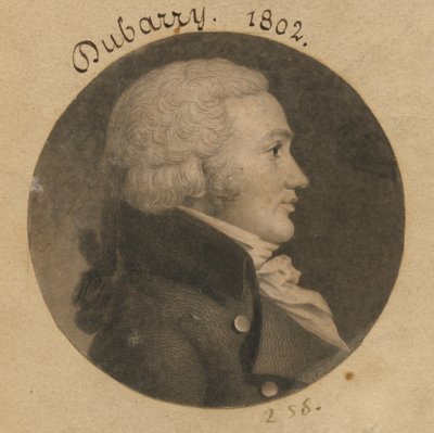 John Dubarry autorstwa Charles Balthazar Julien Févret de Saint-Mémin