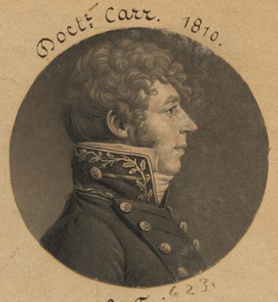 John H. Carr autorstwa Charles Balthazar Julien Févret de Saint-Mémin