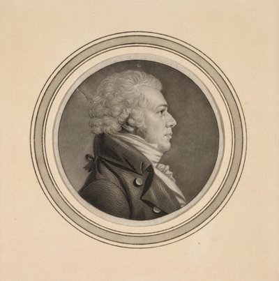 John Samuel Sherburne autorstwa Charles Balthazar Julien Févret de Saint-Mémin