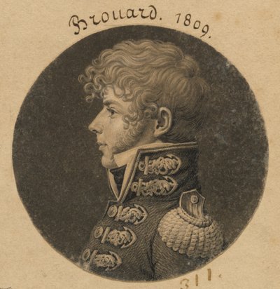 Michel Angelique Brouard autorstwa Charles Balthazar Julien Févret de Saint-Mémin