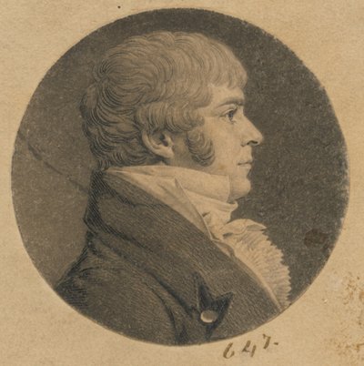 Miles King Jr. autorstwa Charles Balthazar Julien Févret de Saint-Mémin