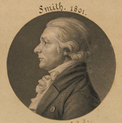 Pan Smith autorstwa Charles Balthazar Julien Févret de Saint-Mémin