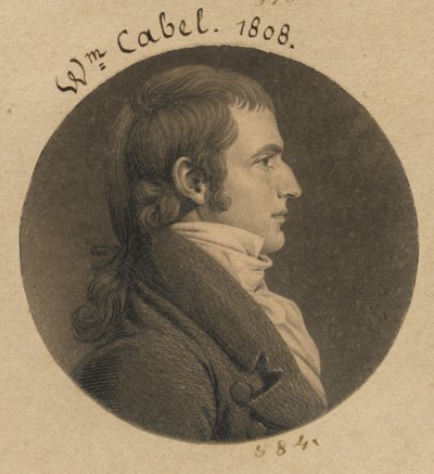 Nicholas Cabell, Jr. autorstwa Charles Balthazar Julien Févret de Saint-Mémin