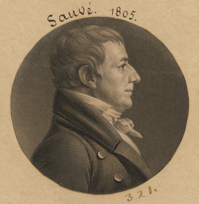 Pierré Sauve autorstwa Charles Balthazar Julien Févret de Saint-Mémin