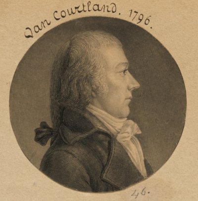 Pierre Van Cortlandt autorstwa Charles Balthazar Julien Févret de Saint-Mémin