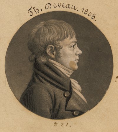 Robert Mills autorstwa Charles Balthazar Julien Févret de Saint-Mémin