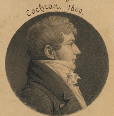 Thomas Cochran autorstwa Charles Balthazar Julien Févret de Saint-Mémin