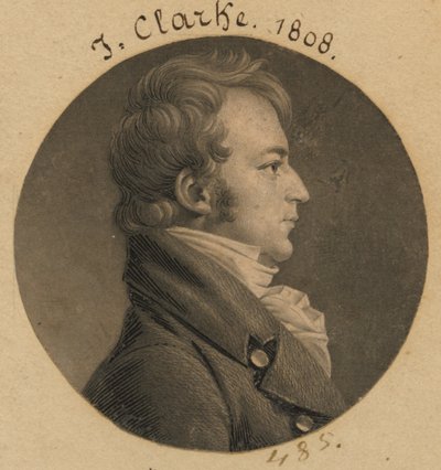 Thomas Weston Thompson autorstwa Charles Balthazar Julien Févret de Saint-Mémin