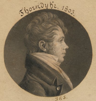 Thorndyke autorstwa Charles Balthazar Julien Févret de Saint-Mémin