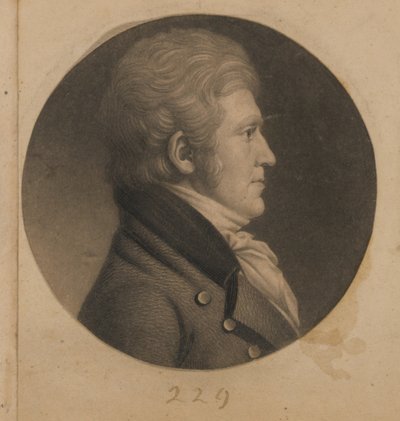Nieznany mężczyzna autorstwa Charles Balthazar Julien Févret de Saint-Mémin