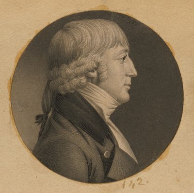 Nieznany mężczyzna autorstwa Charles Balthazar Julien Févret de Saint-Mémin