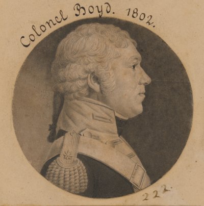 William Boyd autorstwa Charles Balthazar Julien Févret de Saint-Mémin