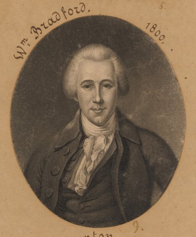 William Bradford, Jr. autorstwa Charles Balthazar Julien Févret de Saint-Mémin
