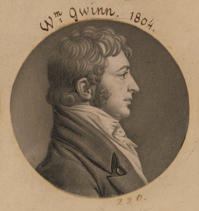 William Gwynn autorstwa Charles Balthazar Julien Févret de Saint-Mémin