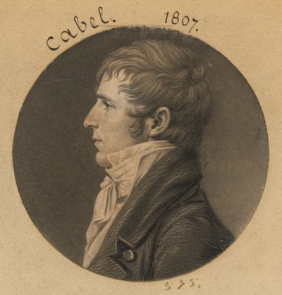 William H. Cabell autorstwa Charles Balthazar Julien Févret de Saint-Mémin