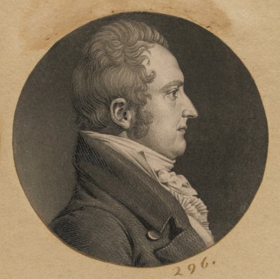 William Peter Van Ness autorstwa Charles Balthazar Julien Févret de Saint-Mémin
