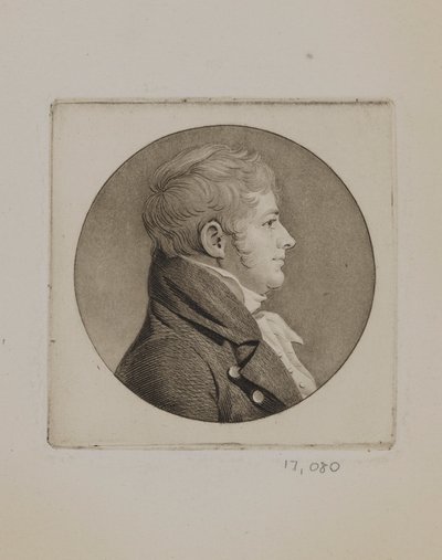 Sędzia Joseph Hopper Nicholson autorstwa Charles Balthazar Julien Févret de Saint Mémin