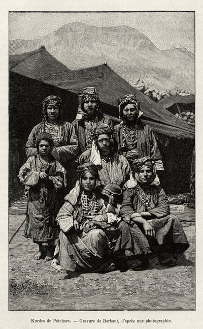 د پېچارا کردان (ترکیه). د باربانټ نقاشي د کیسه روښانه کولو لپاره "د روسیې ارمنستان، کاراباغ، اراکس ویلی، ارارات ماسیف" "د مادام بی چینټر لخوا، په لی ټور دو مونډی 1892 کې، د ایډوارډ چارټون (1807- 1891) لخوا لارښود شوی، هاچیټ، پاریس.پولي autorstwa Charles Barbant