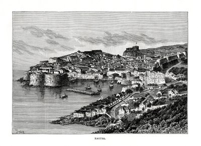 Ragusa, Sycylia, Włochy, 1879 autorstwa Charles Barbant