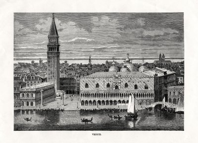 Wenecja, Włochy, 1879 autorstwa Charles Barbant